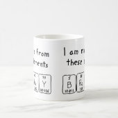 Brainy periodic table name mug (Center)