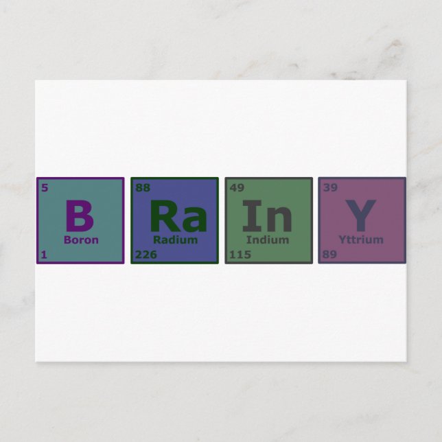 Brainy Postcard (Front)