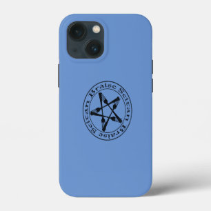 Braise Seitan Vegan Pentagram (dark version) iPhone 13 Mini Case