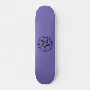 Braise Seitan Vegan Pentagram (dark version) Skateboard