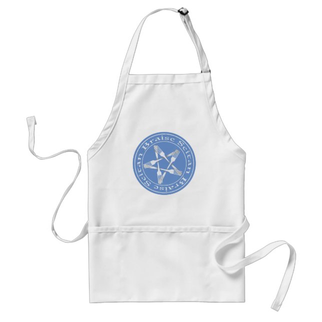 Braise Seitan Vegan Pentagram (light version) Standard Apron (Front)