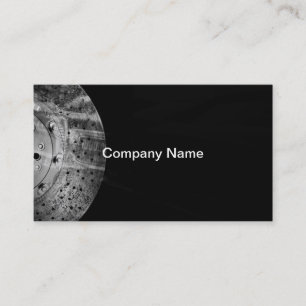 Brake discs in black business card