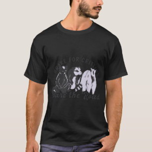 Brake for critters share the road racoon possum s T-Shirt