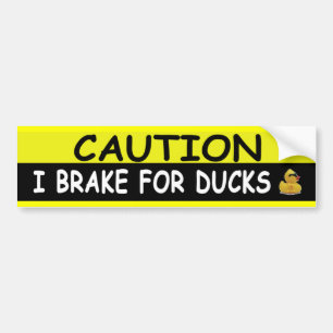 Brake For DUCKS Bumper Sticker