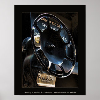 Braking, Fine Art Print or Poster