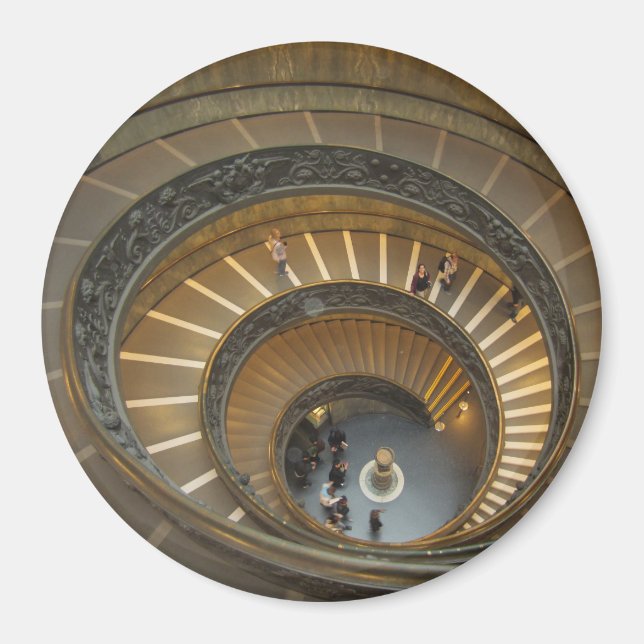 Bramante Staircase, Vatican Museum Magnet (Front)