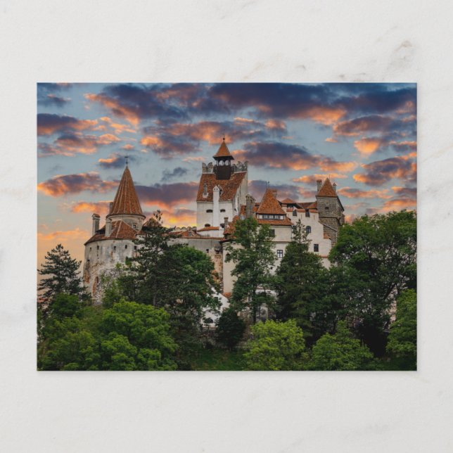 Bran Castle in Romania postcard (Front)