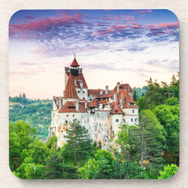 Bran castle Romania Coaster (Front)