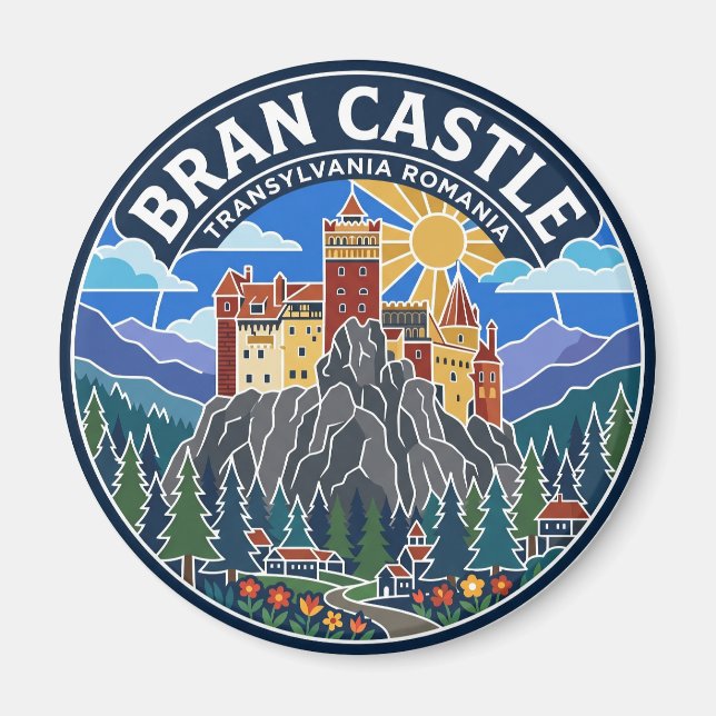 Bran Castle Romania Magnet (Front)