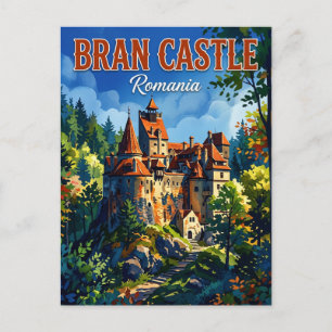 Bran Castle Romania Postcard