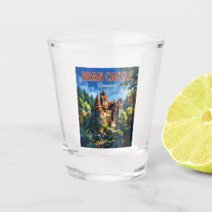 Bran Castle Romania Shot Glass