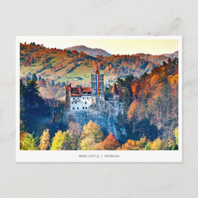 Bran Castle, Transylvania Holiday Postcard (Front)