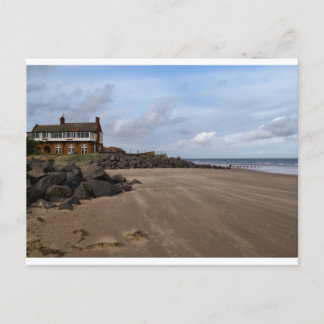 Brancaster beach North Norfolk postcard