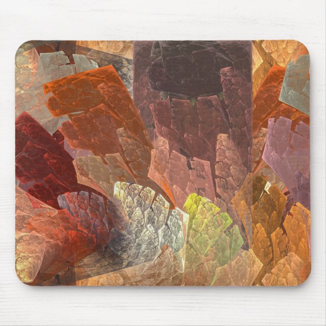 Branch Coral Mushrooms Mouse Mat (Front)