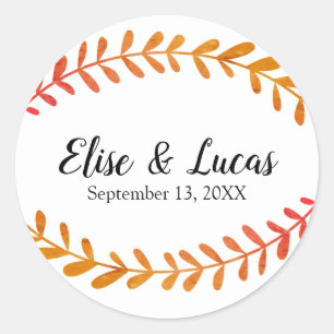 Branch Fall - Circle Sticker