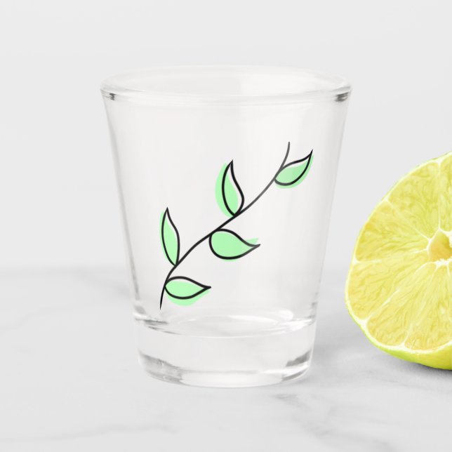 branch glass cup (Front)