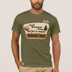 "Branch Management Division" National Forest T-Shirt