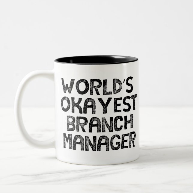 branch manager Two-Tone coffee mug (Left)