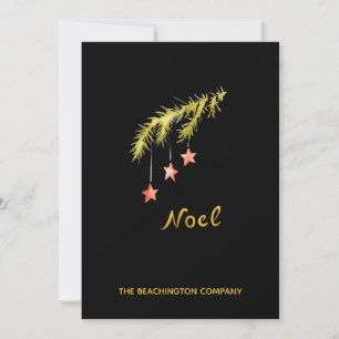 *~* Branch NOEL Corporate Business Holiday Card