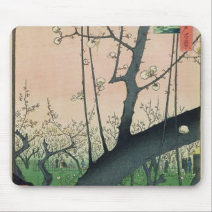 Branch of a Flowering Plum Tree Mouse Mat