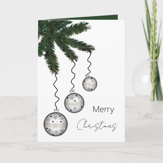 Branch of Christmas Tree Card (Front)