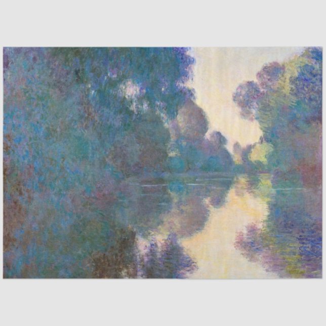 Branch of the Seine near Giverny, Monet Tissue Paper (Front)