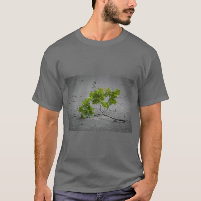 Branch Silhouette Tee – Nature’s Calm in Minimal  (Front)