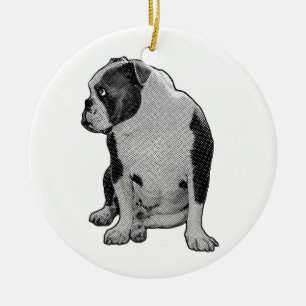 Branch Smile, Subtle Grain Ceramic Tree Decoration
