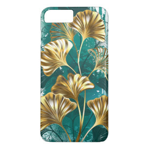 Branch with Golden Leaves Ginko Biloba iPhone 8 Plus/7 Plus Case