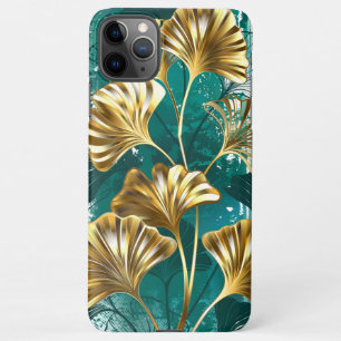 Branch with Golden Leaves Ginko Biloba iPhone 11Pro Max Case