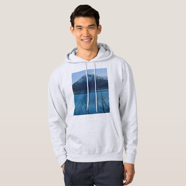 branched framed mountain lake hoodie (Front Full)