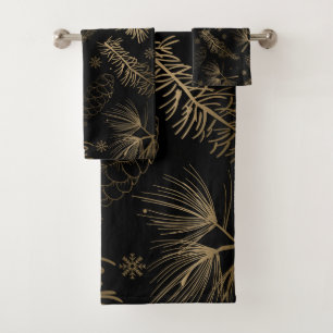 Branches and Pine 2 Bath Towel Set