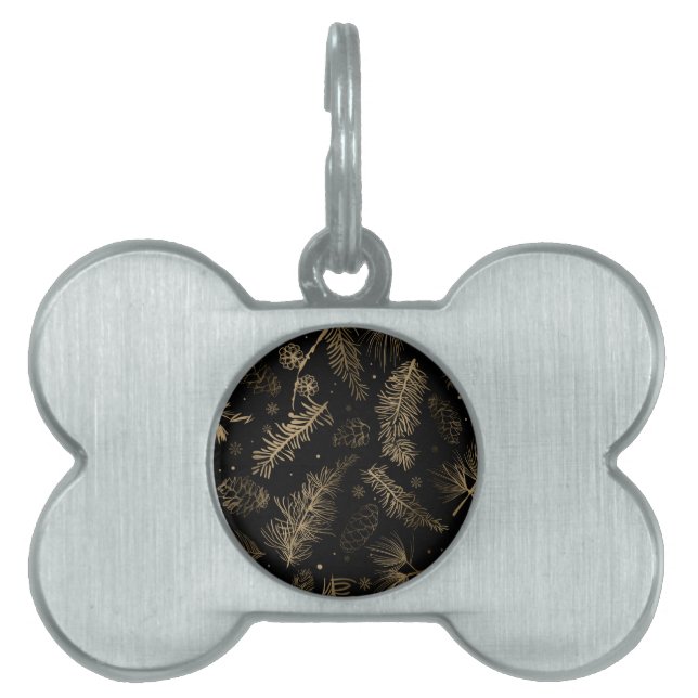 Branches and Pine 2 Pet ID Tag (Front)