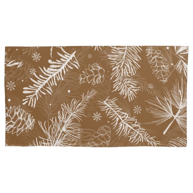 Branches and Pine 3 Pillowcase (Front)
