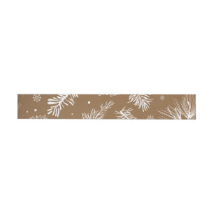 Branches and Pine 3 Wrap Around Label
