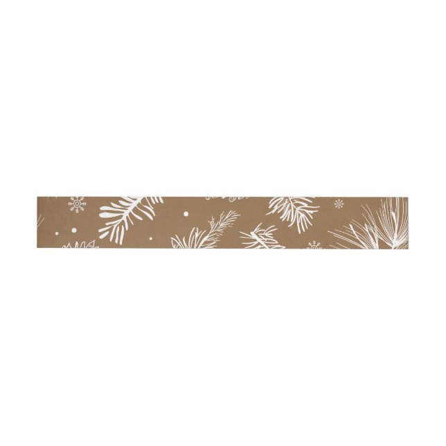 Branches and Pine 3 Wrap Around Label (Individual)