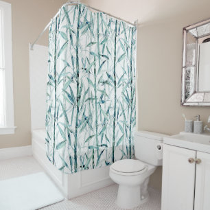 Branches bamboo. shower curtain