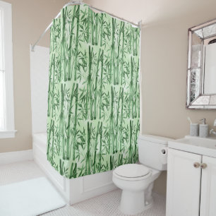 Branches bamboo. shower curtain