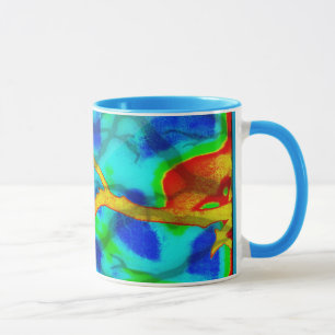 Branches in Bold Colour Mug