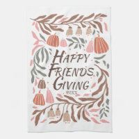 Branches, leaves and pumpkins fall Friendsgiving