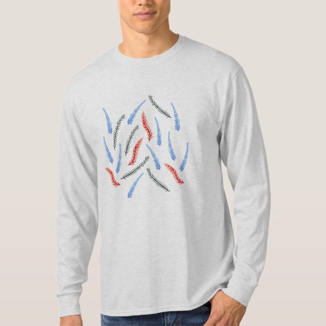 Branches Men's Long Sleeve T-Shirt (Front)