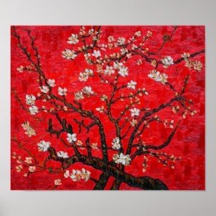 Branches of Almond Tree in Blossom, Van Gogh Poster