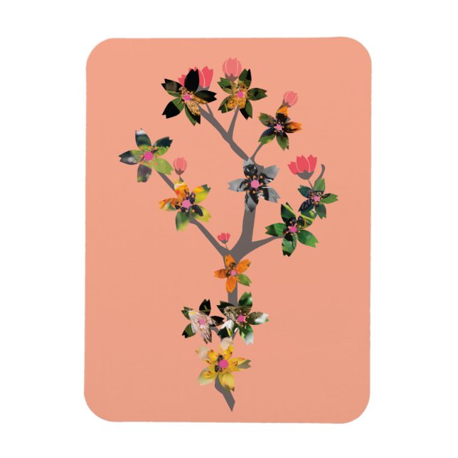 Branches of Insects Magnet (Vertical)