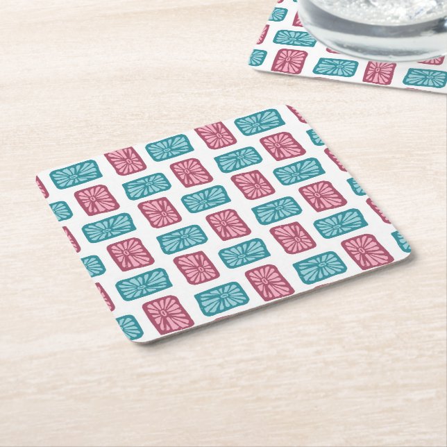Branches Of Time A2.  Square Paper Coaster (Angled)