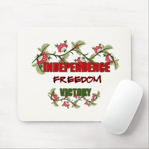 Branches of viburnum mouse mat