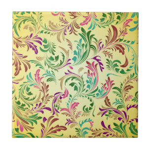 Branches Pattern Design-444555 Tile