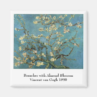 Branches with Almond Blossom by Vincent van Gogh Magnet