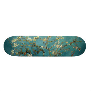 Branches with Almond Blossom by Vincent Van Gogh Skateboard