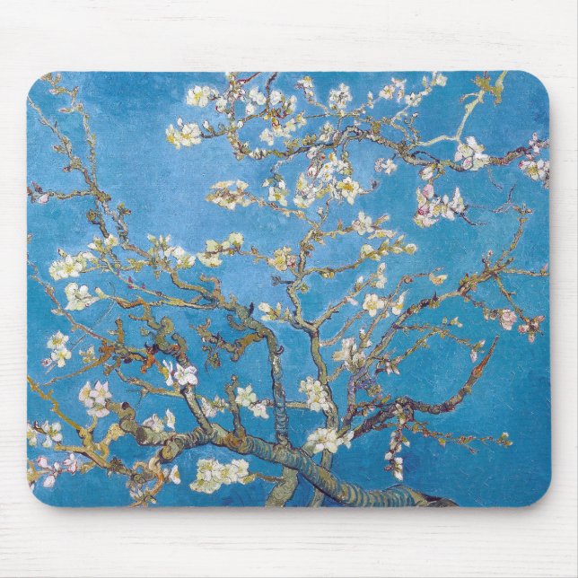 Branches with Almond Blossom Van Gogh Mouse Mat (Front)