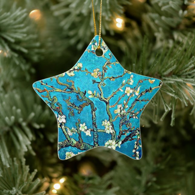 Branches with Almond Blossoms Ceramic Tree Decoration (Tree)